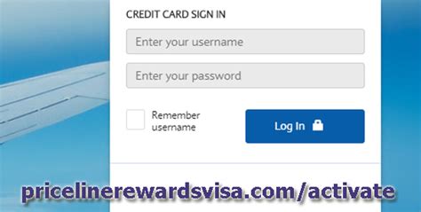 pricelinerewardsvisa.com log in.